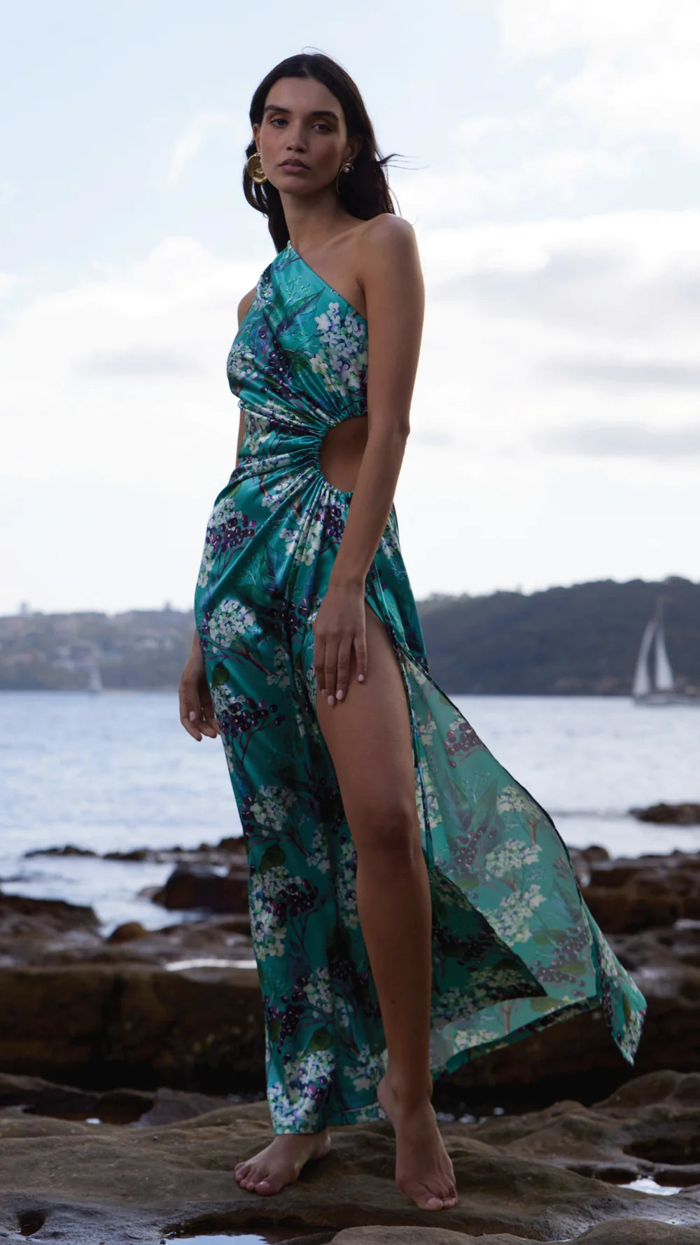 Nour Maxi Dress in Fiori de Sambuco (16)